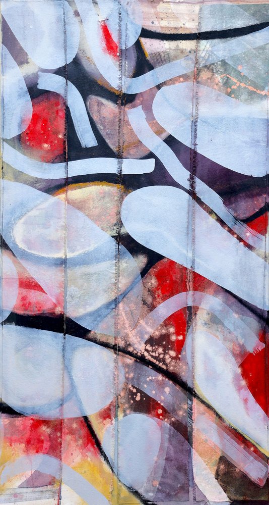 Vibrant Abstract Flow by Poonam Choudhary