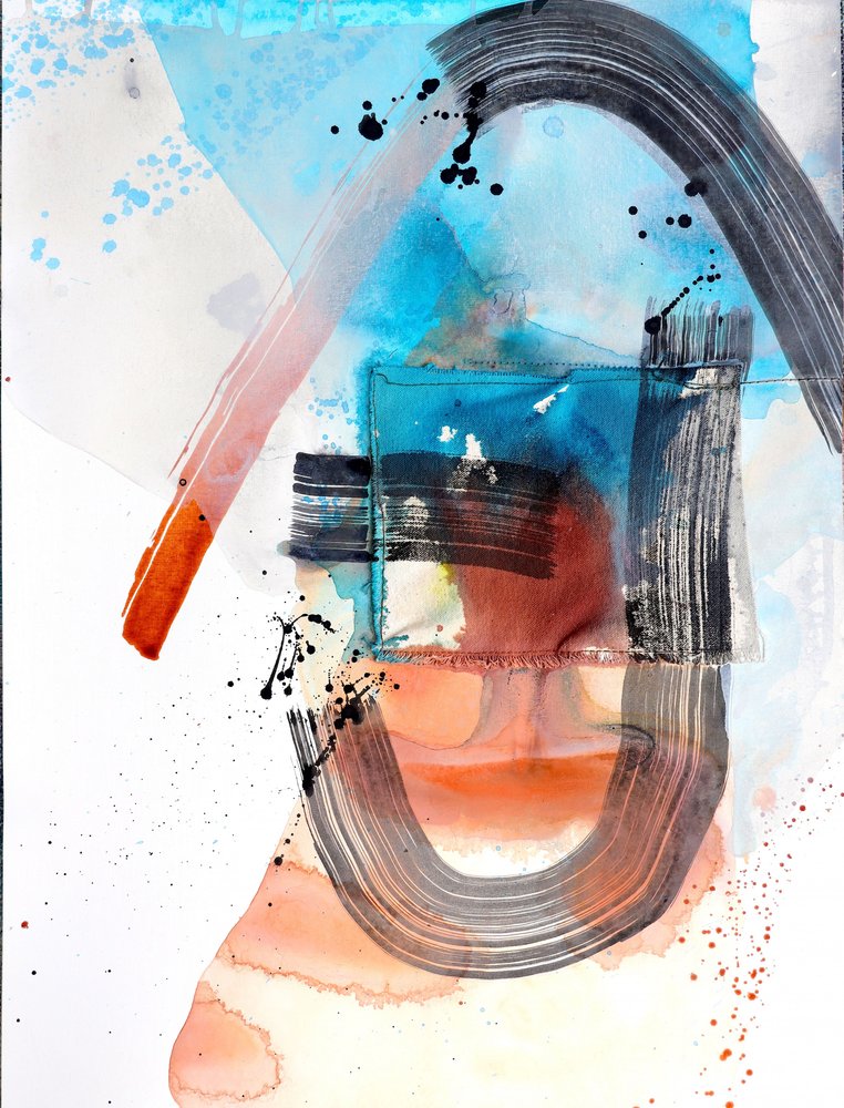 Vibrant Abstract Flow by Poonam Choudhary