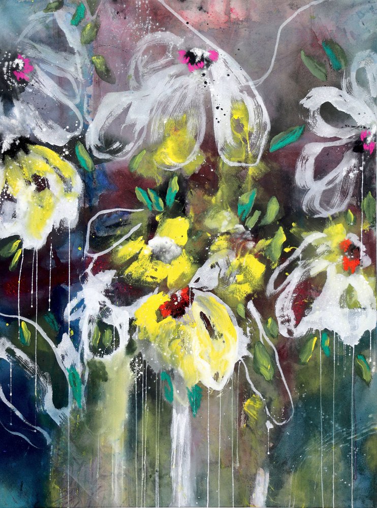 Vibrant Floral Expression by Poonam Choudhary