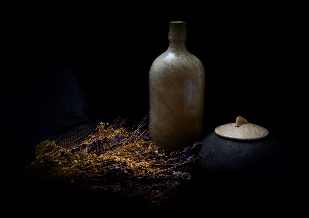 Serene Botanical Still Life by Raffaele Corte