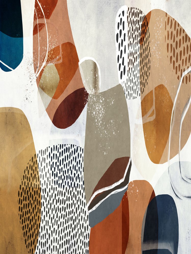 Organic Earthy Shapes by Roberto Moro