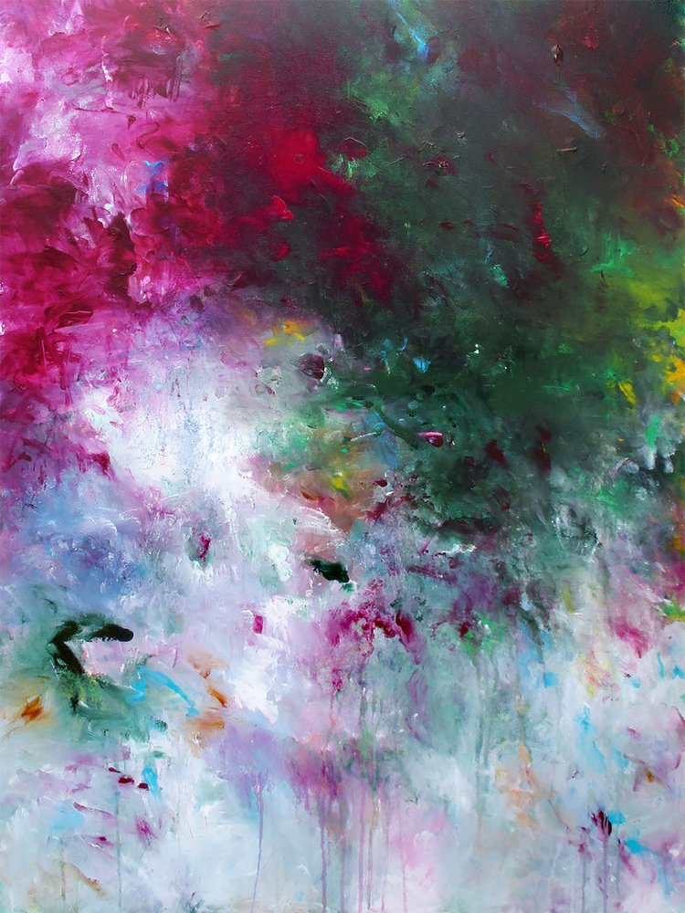 Vibrant Abstract Flow by Ron Halfant