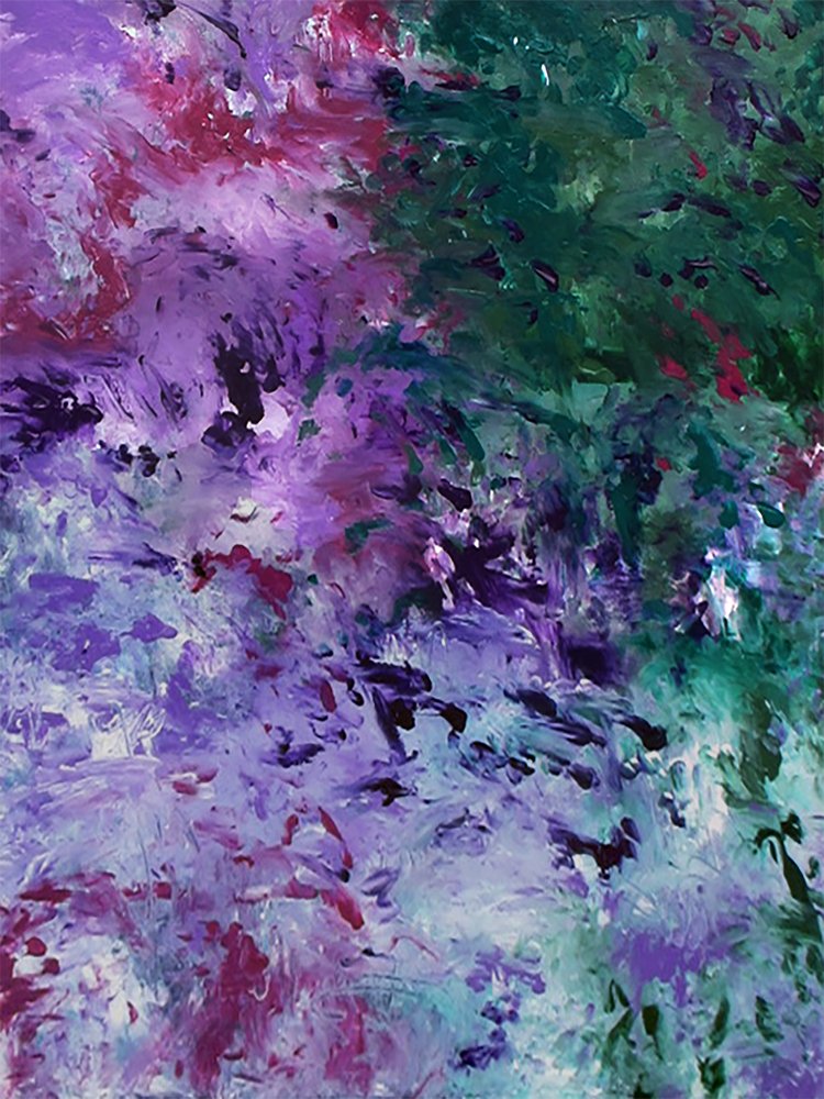 Vibrant Abstract Hues by Ron Halfant
