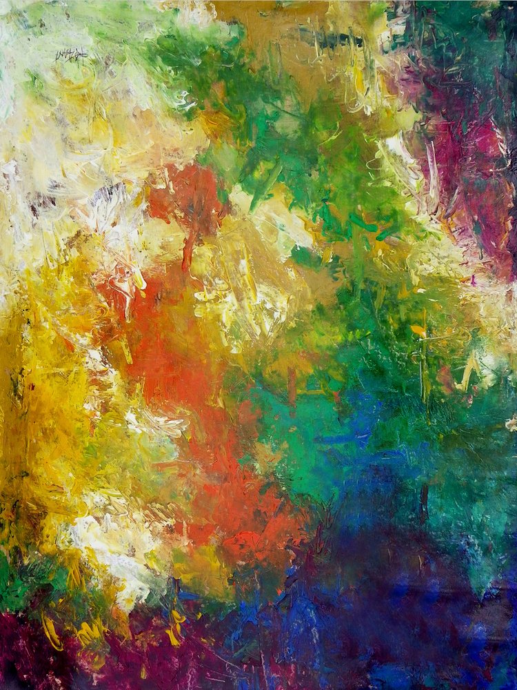 Vibrant Color Strokes by Ron Halfant