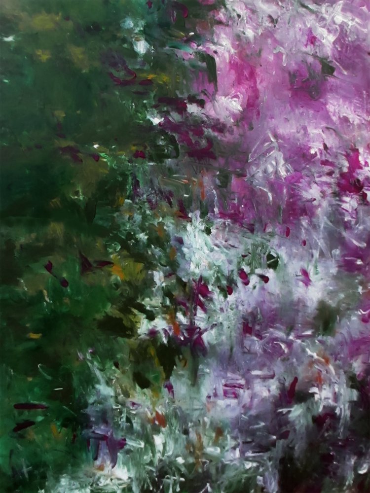 Vibrant Garden Flow by Ron Halfant