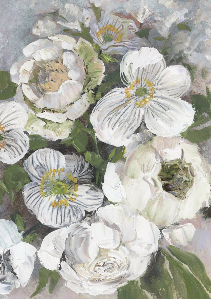 Fresh White Blossoms by Rosana Laiz Blursbyai