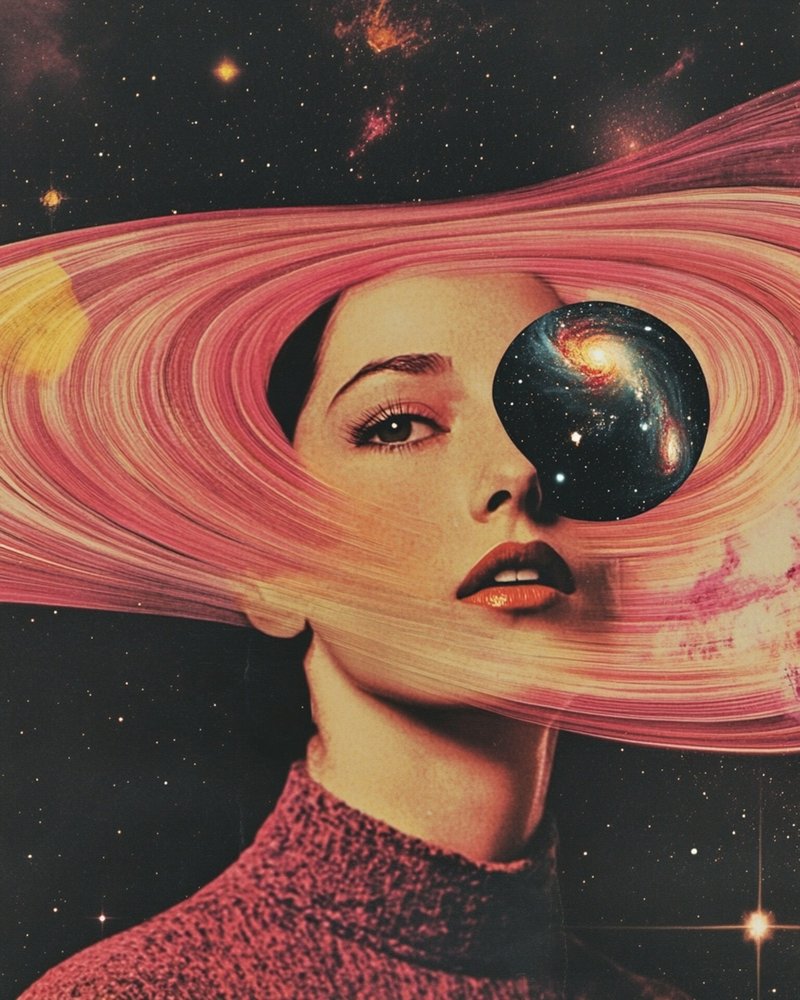 Cosmic Woman Gaze by Samantha Hearn