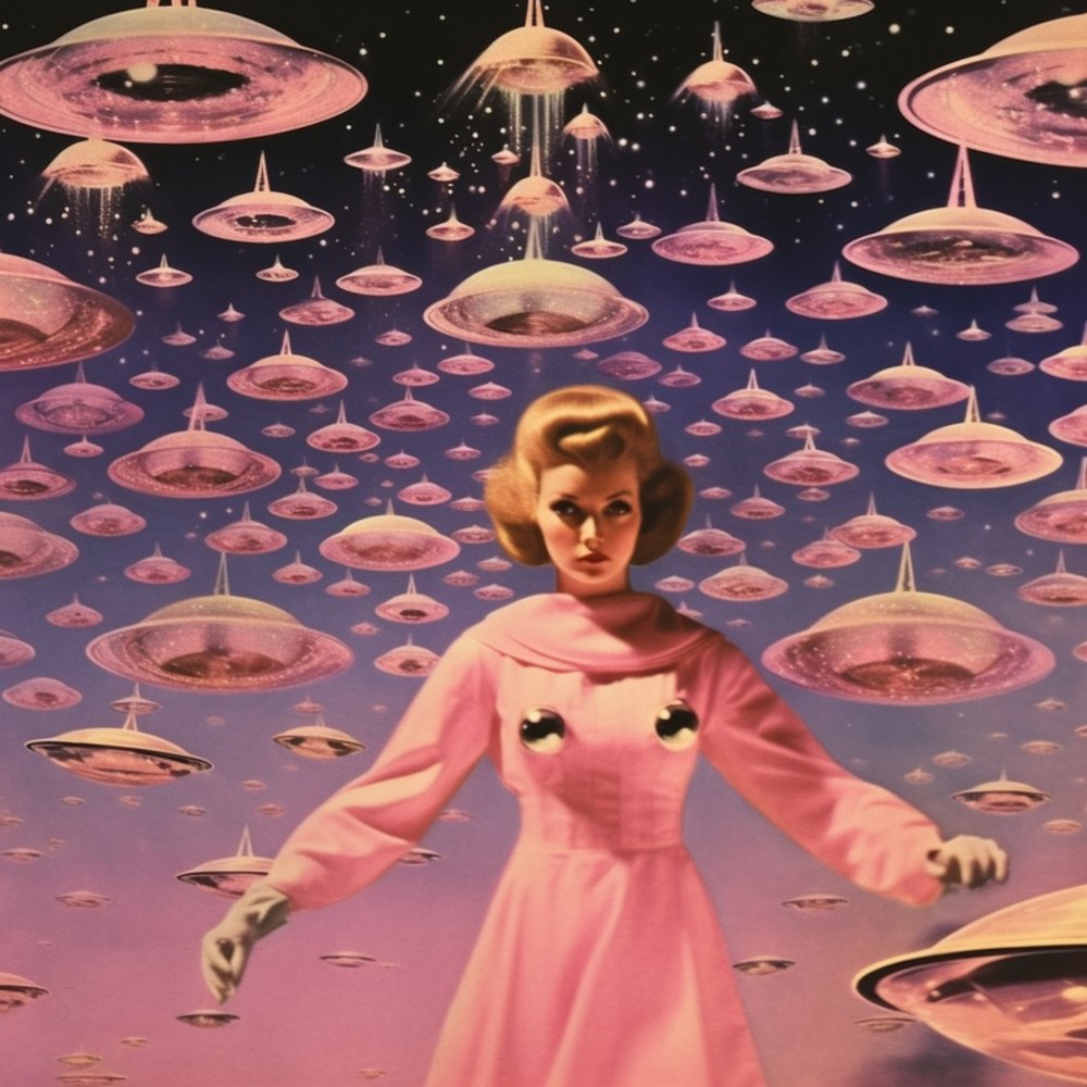 Glamorous Sci-Fi Invasion by Samantha Hearn