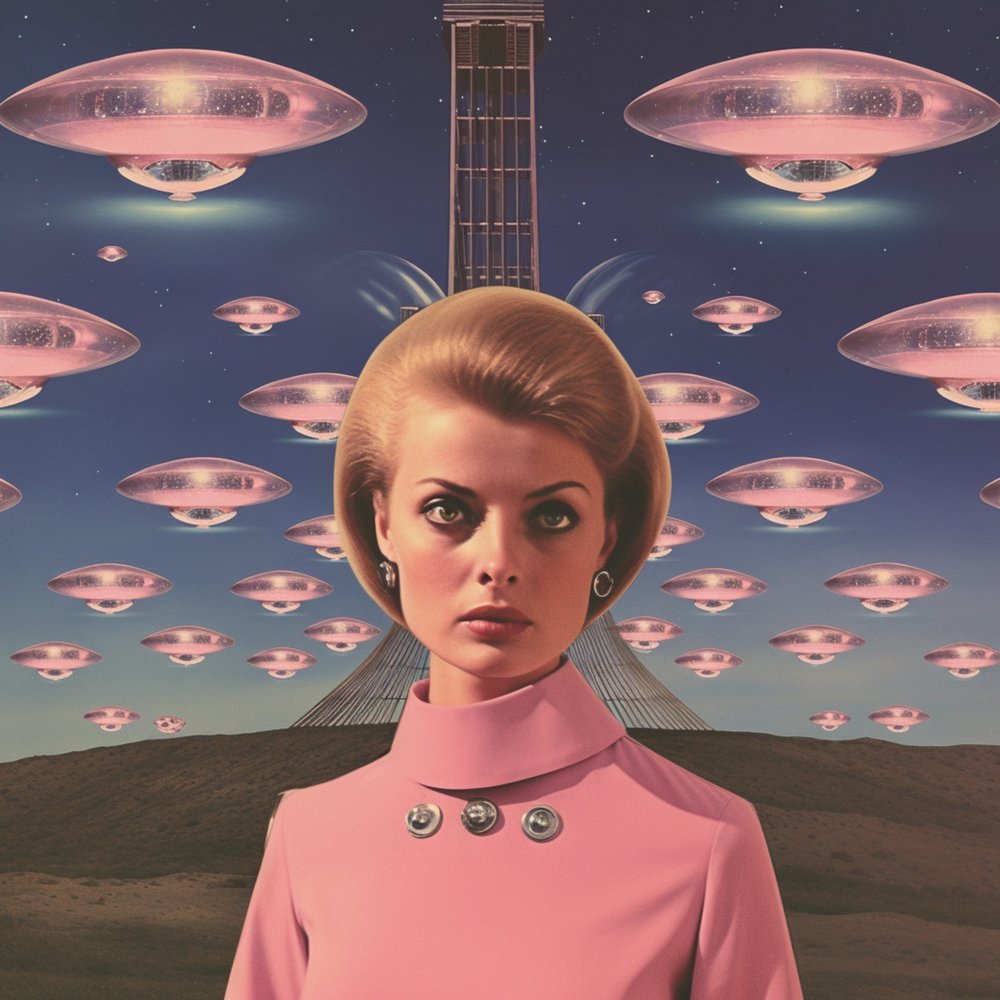 Pink Dress Invasion by Samantha Hearn