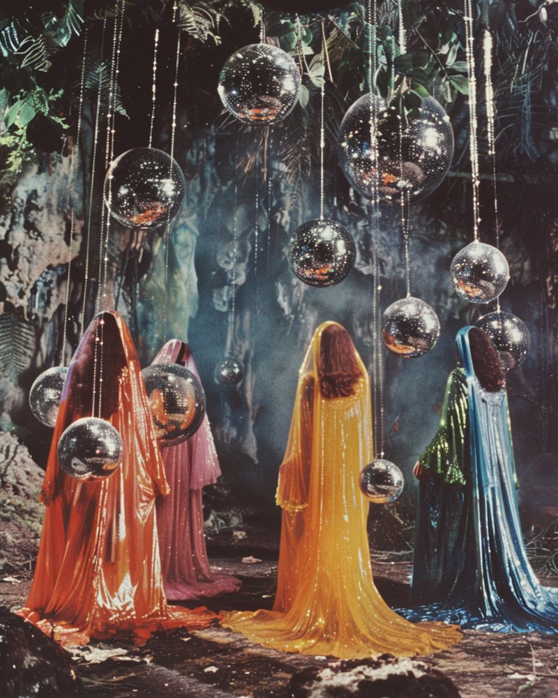 Shimmering Robes Disco by Samantha Hearn