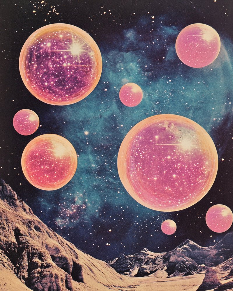 Surreal Cosmic Landscape by Samantha Hearn