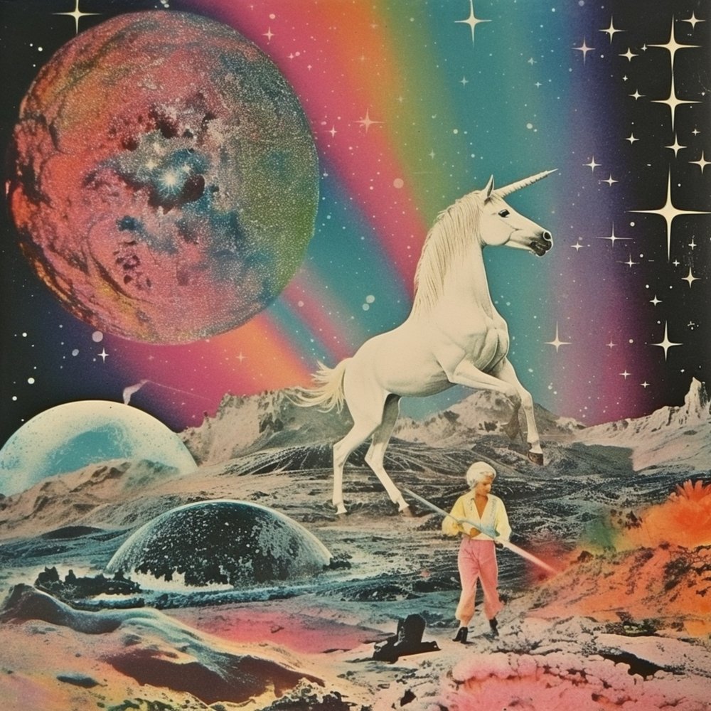 Unicorn Cosmic Fantasy by Samantha Hearn