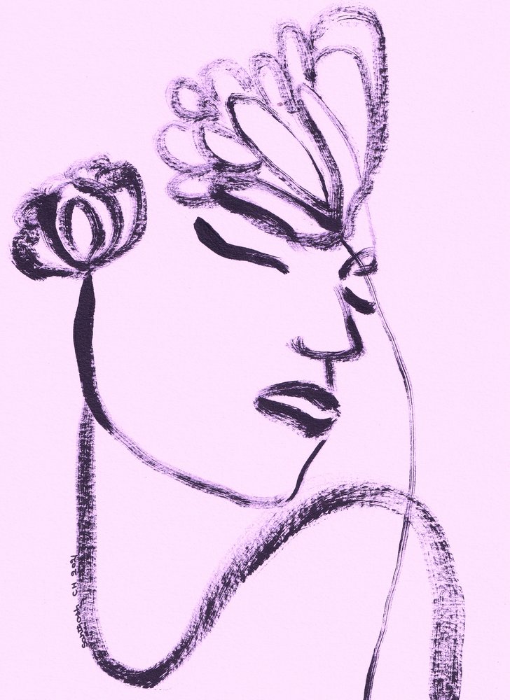 Dreamy Feminine Bloom by Santhosh ch