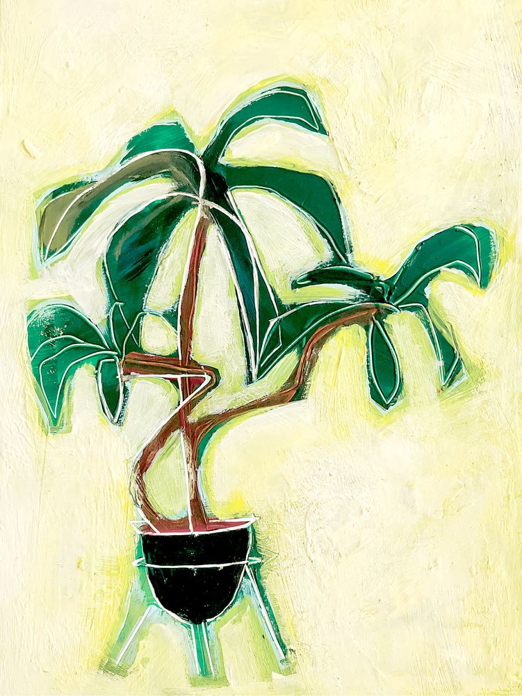 Modern Potted Plant by Sarah Fitzgerald
