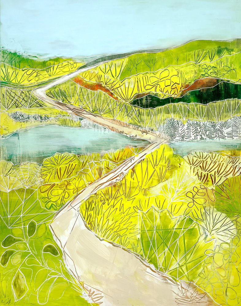Vibrant Winding Path by Sarah Fitzgerald