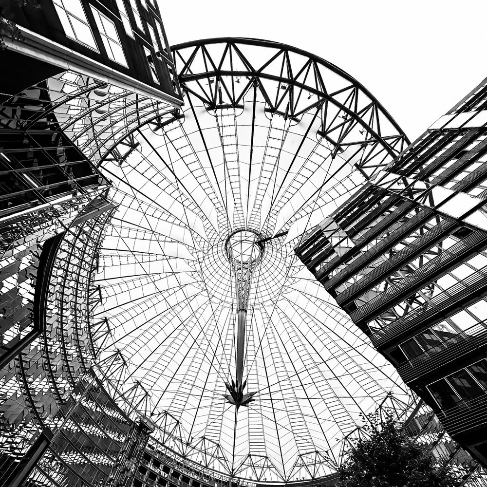 Modern Glass Ceiling Architecture by Shanrui Ren