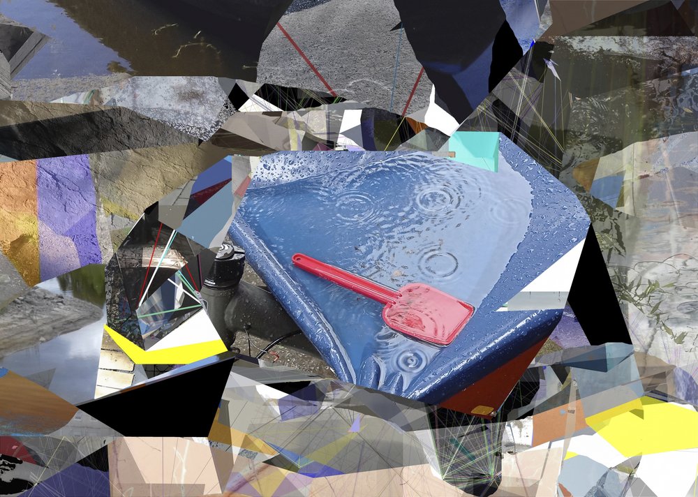 Abstract Rain Spatula by Stefan Fransson