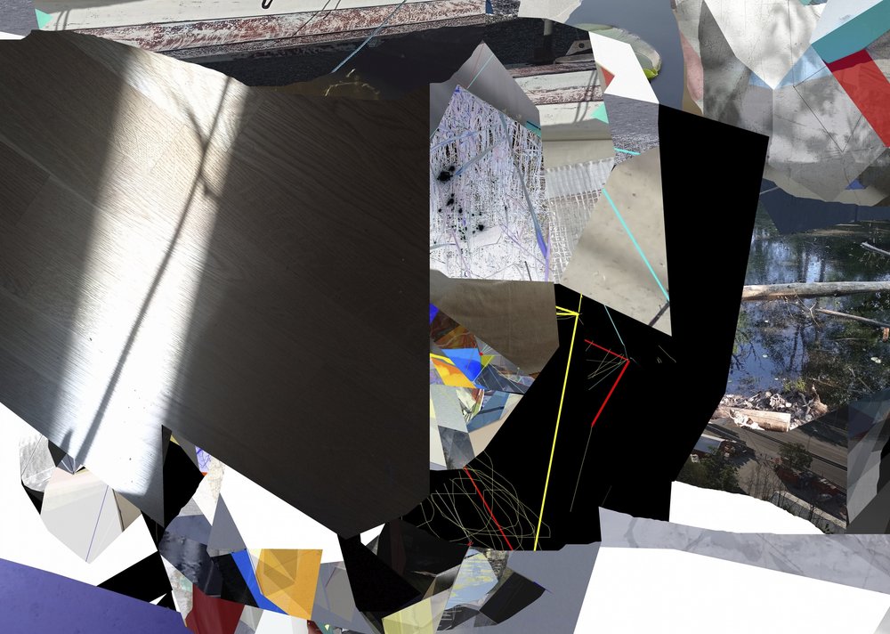Fragmented Light Collage by Stefan Fransson