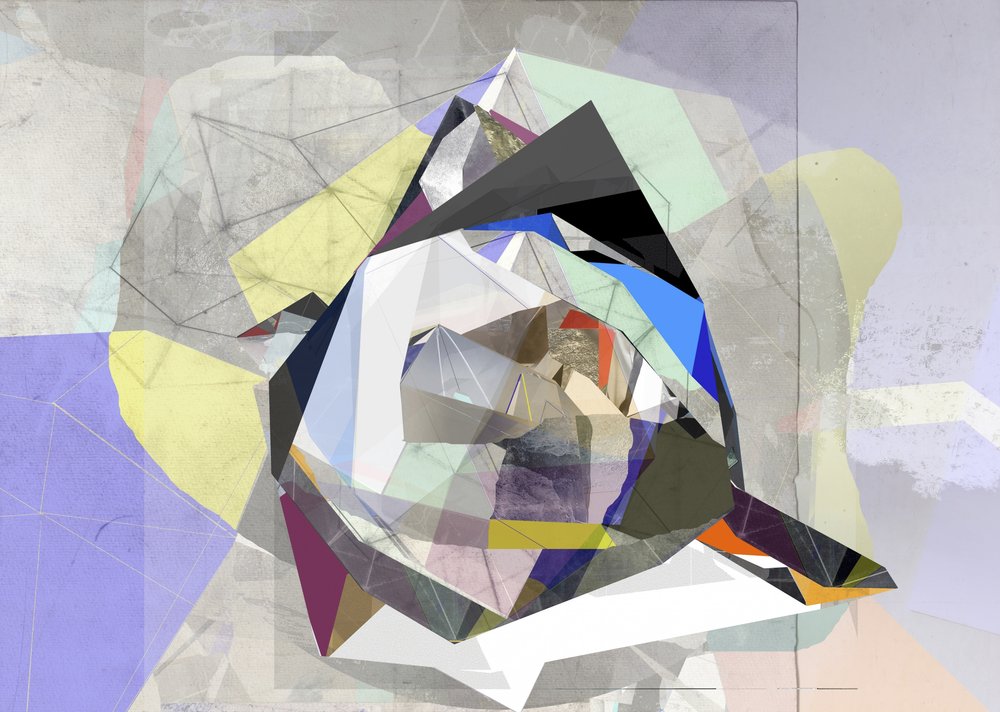 Geometric Layers Abstract by Stefan Fransson