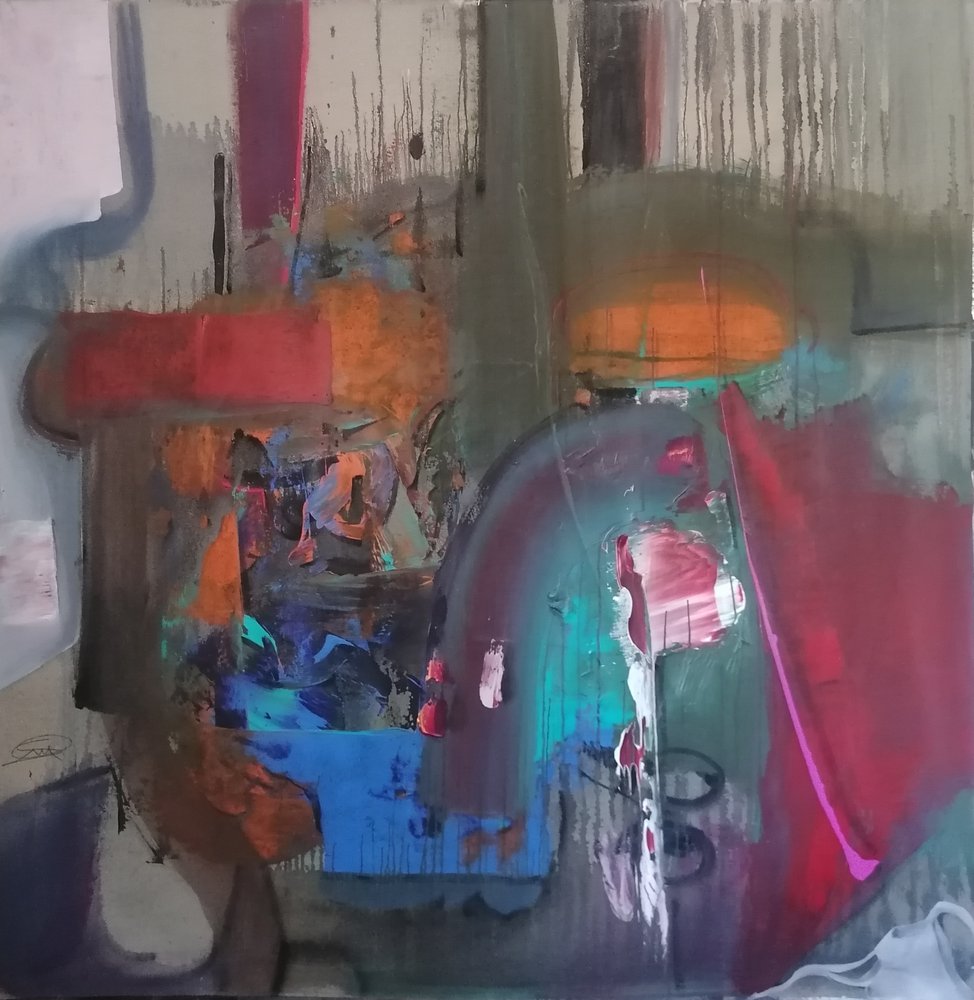 Vibrant Abstract Energy by Stefano Mazzolini
