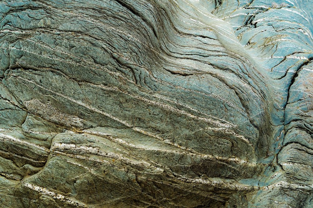 Natural Blue Green Stone by Studio Meikle