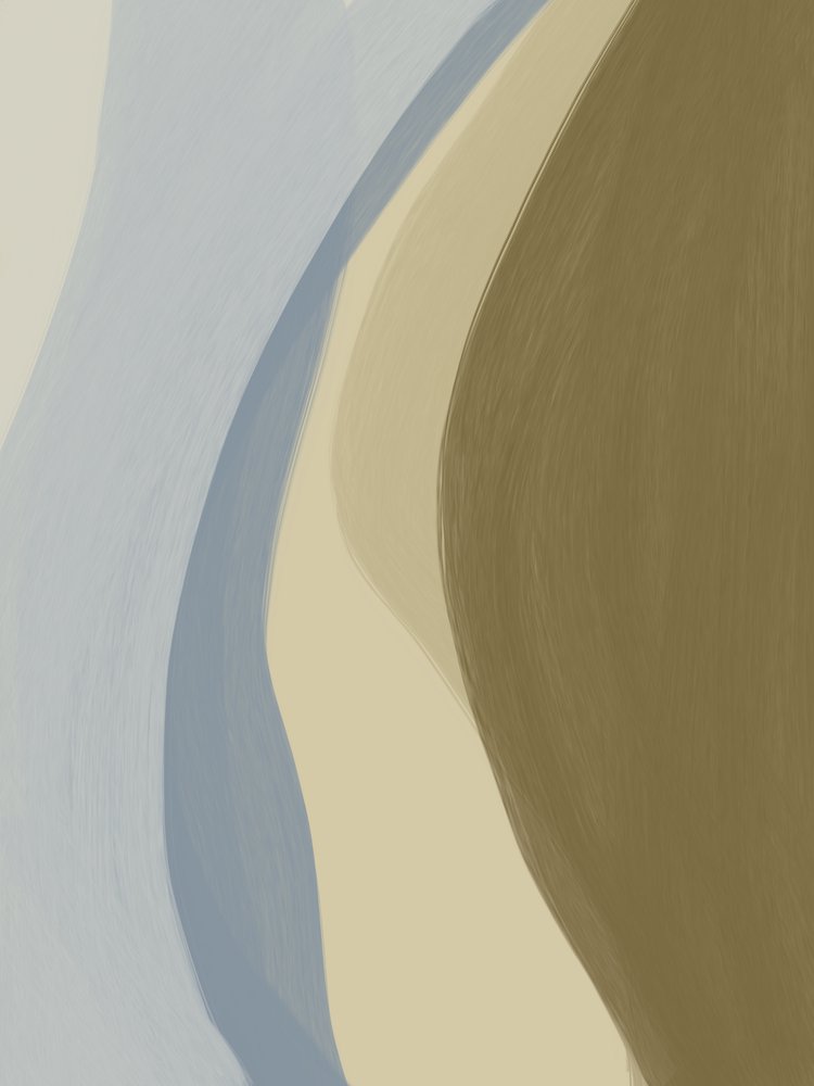 Earthy Abstract Curves by Studio Palette