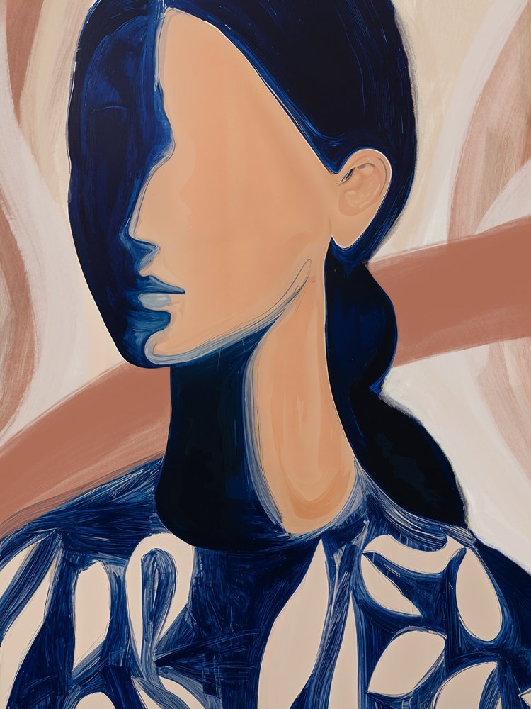 Elegant Blue Profile by Studio Palette