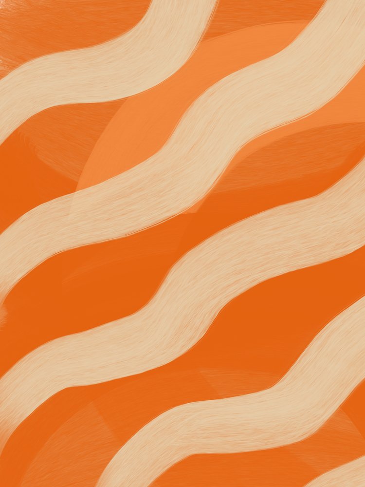 Warm Wave Pattern by Studio Palette