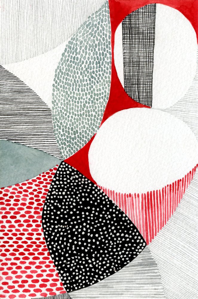 Bold Abstract Shapes by Susan Black