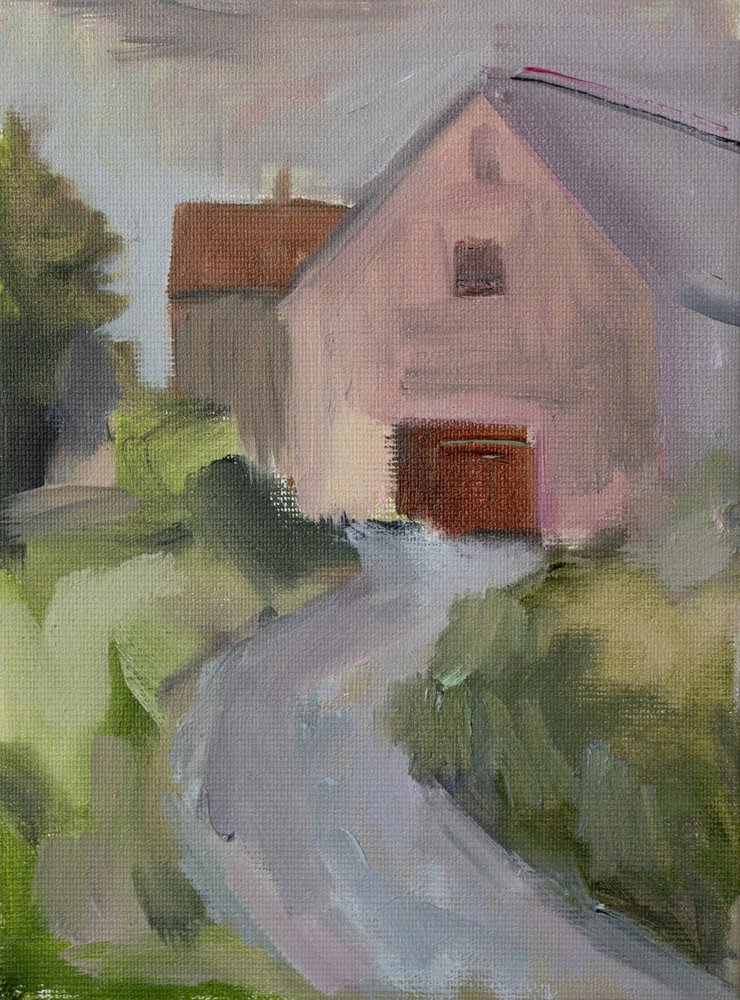Barn on a Rural Road by Tamar Green