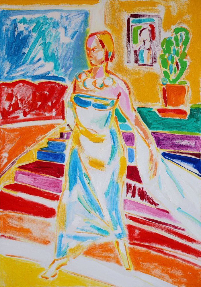 Self Portrait (after Gerhard Richter) by Tamara Jare