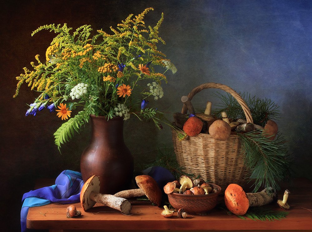 Autumn Harvest Still Life by Tatyana Skorokhod