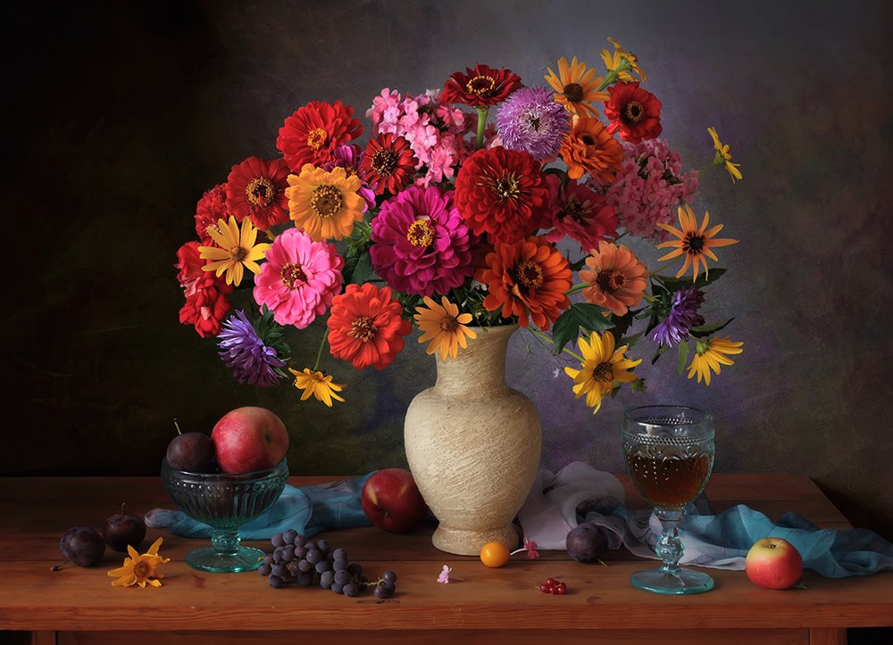 Colorful Fall Bounty by Tatyana Skorokhod