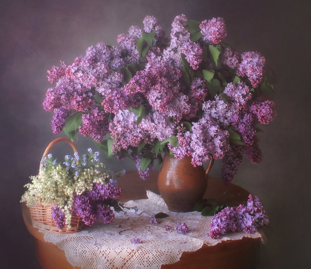 Fresh Lilac Still Life by Tatyana Skorokhod