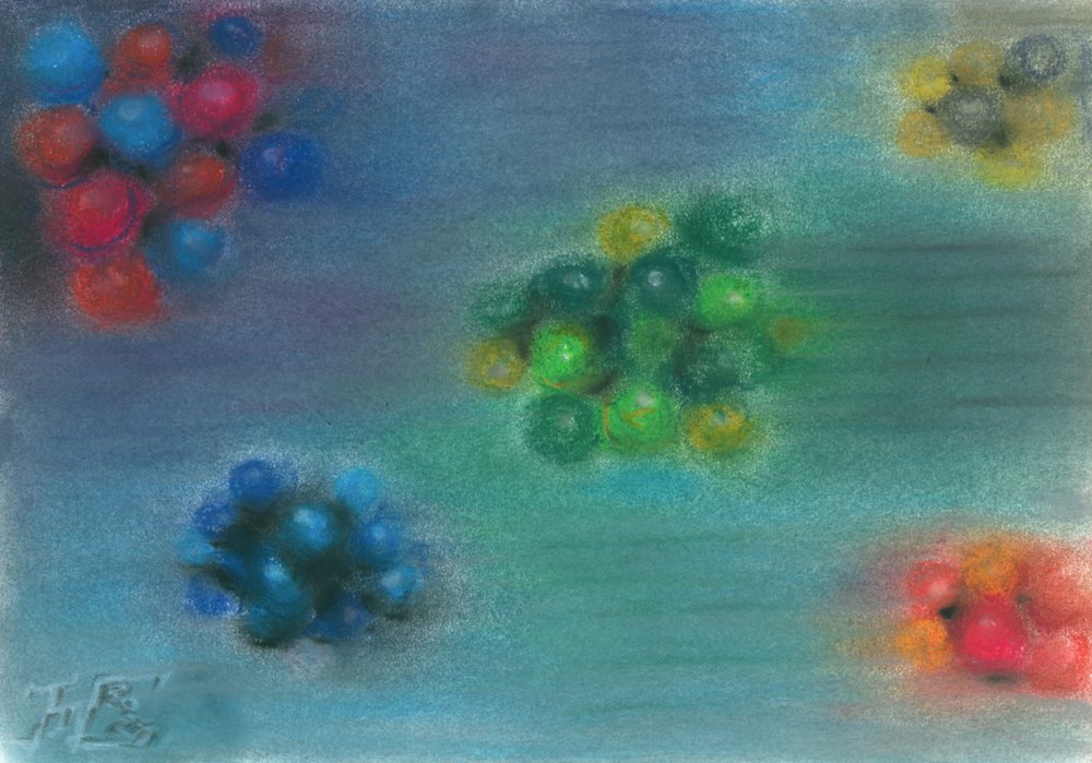 Colorful Spheres in Motion by Tim Hoinkis