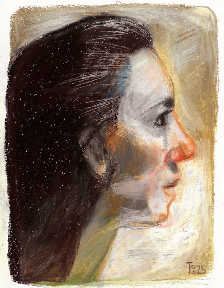 Expressive Woman Profile by Tore Bahnson