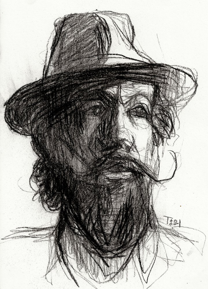 Intense Bearded Portrait by Tore Bahnson
