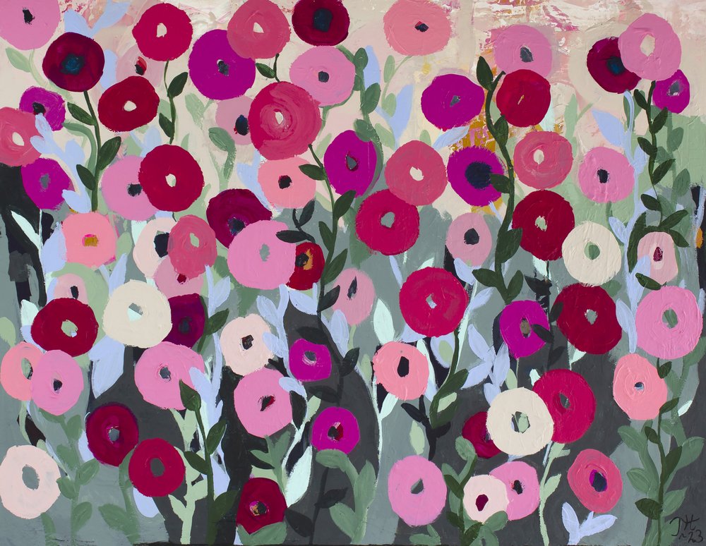 Colorful Garden Blooms by Tove Höglund