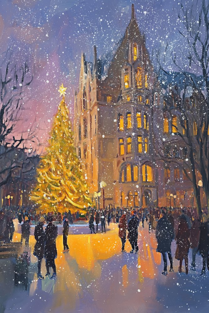 Bright Christmas City No. 02 by Treechild