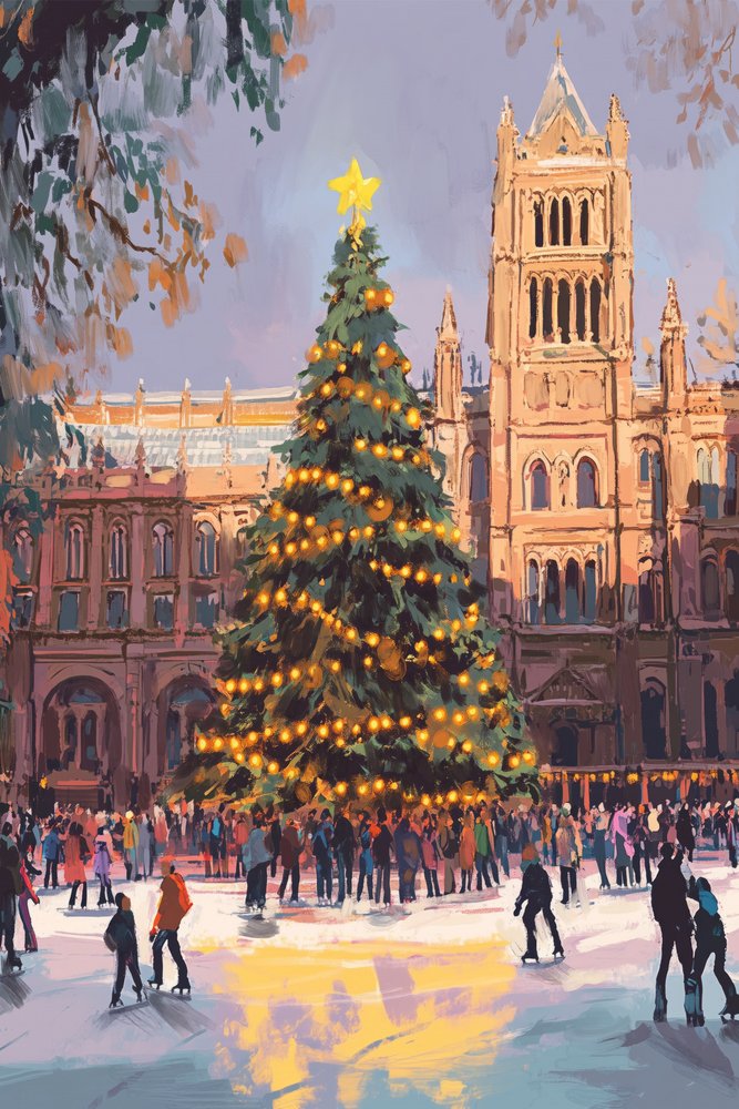 Bright Christmas City No. 03 by Treechild