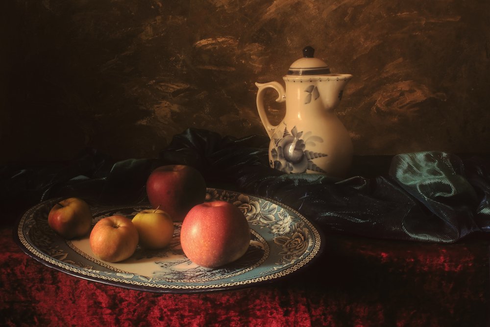Classic Apples Still Life by UstinaGreen