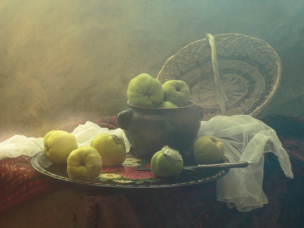 Rustic Quince Still Life von UstinaGreen