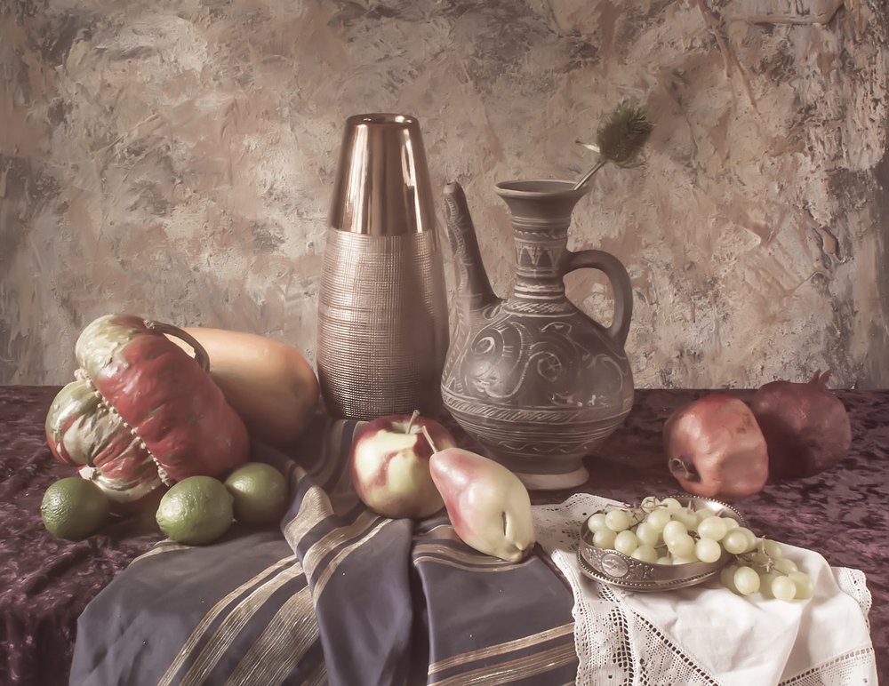 Rustic Still Life Harvest by UstinaGreen