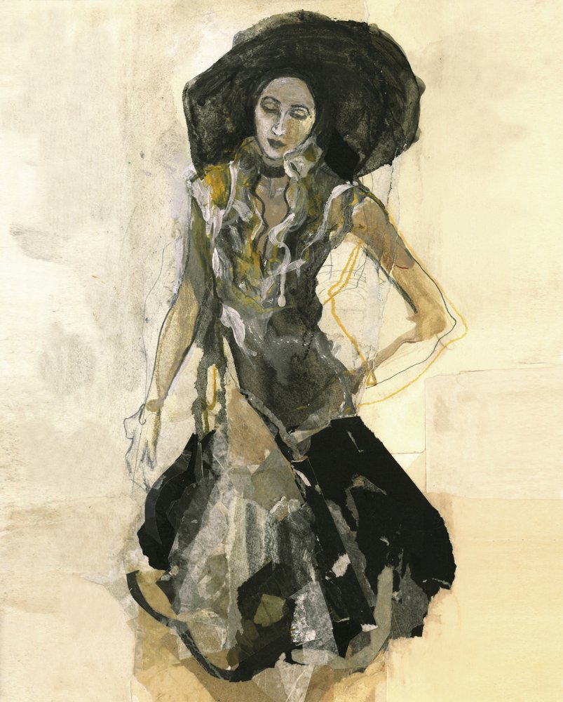 Elegant Woman Hat by Ute Rathmann