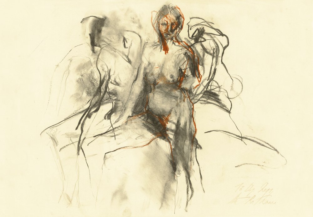 Expressive Figure Drawing by Ute Rathmann