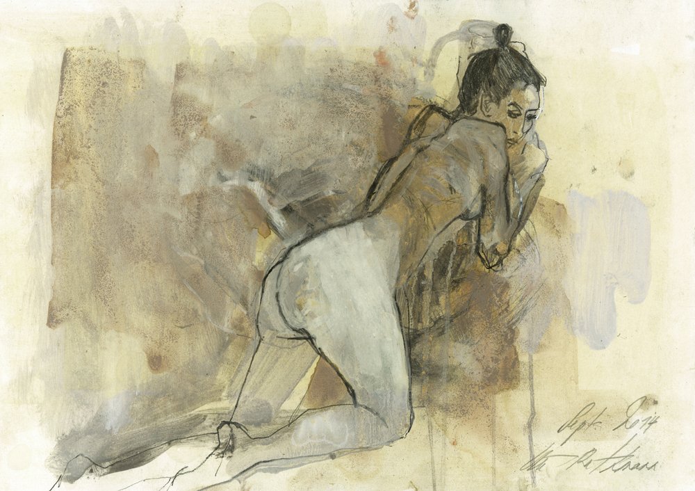 Graceful Nude Study by Ute Rathmann