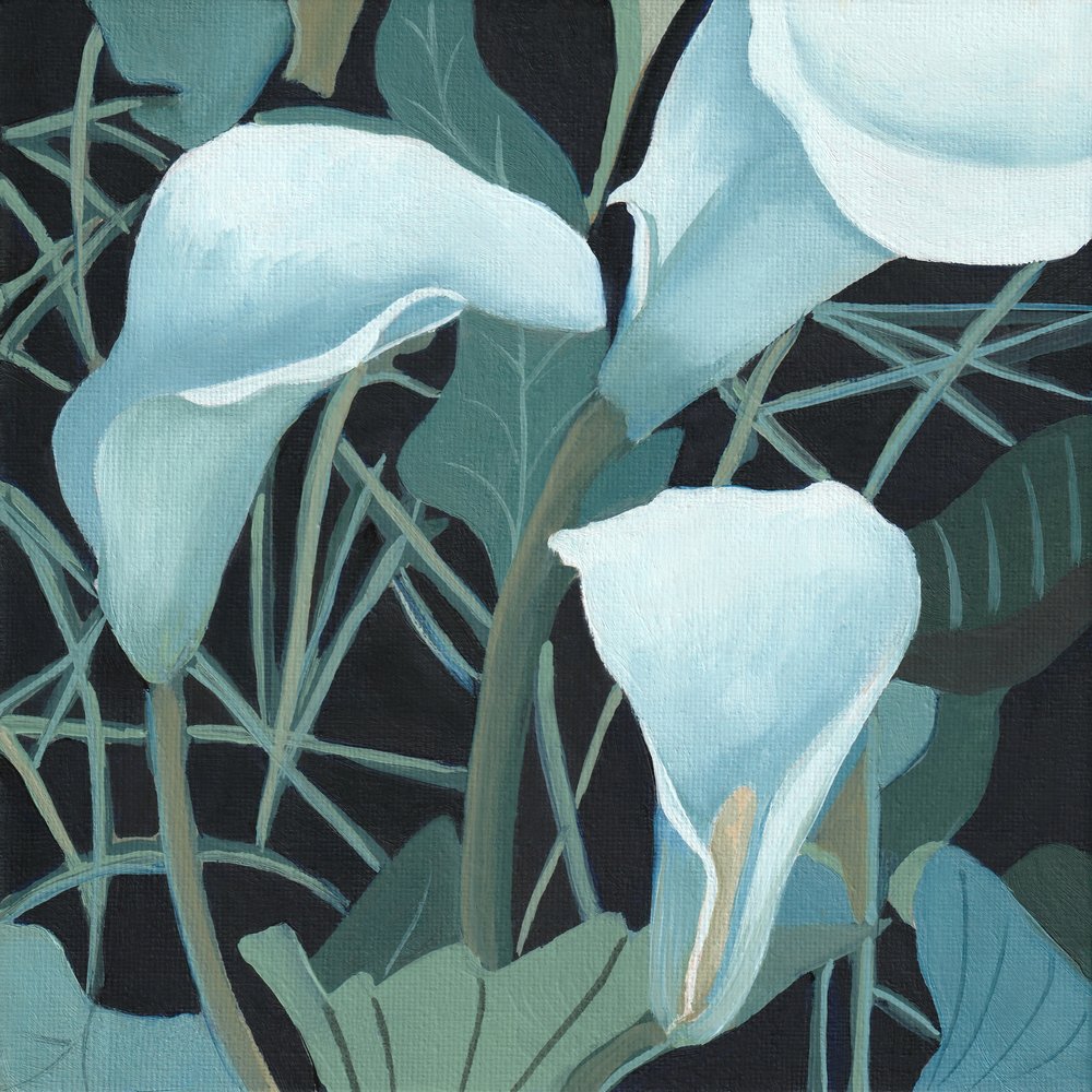 Stylized Arum 2 by Viccy Wanliss