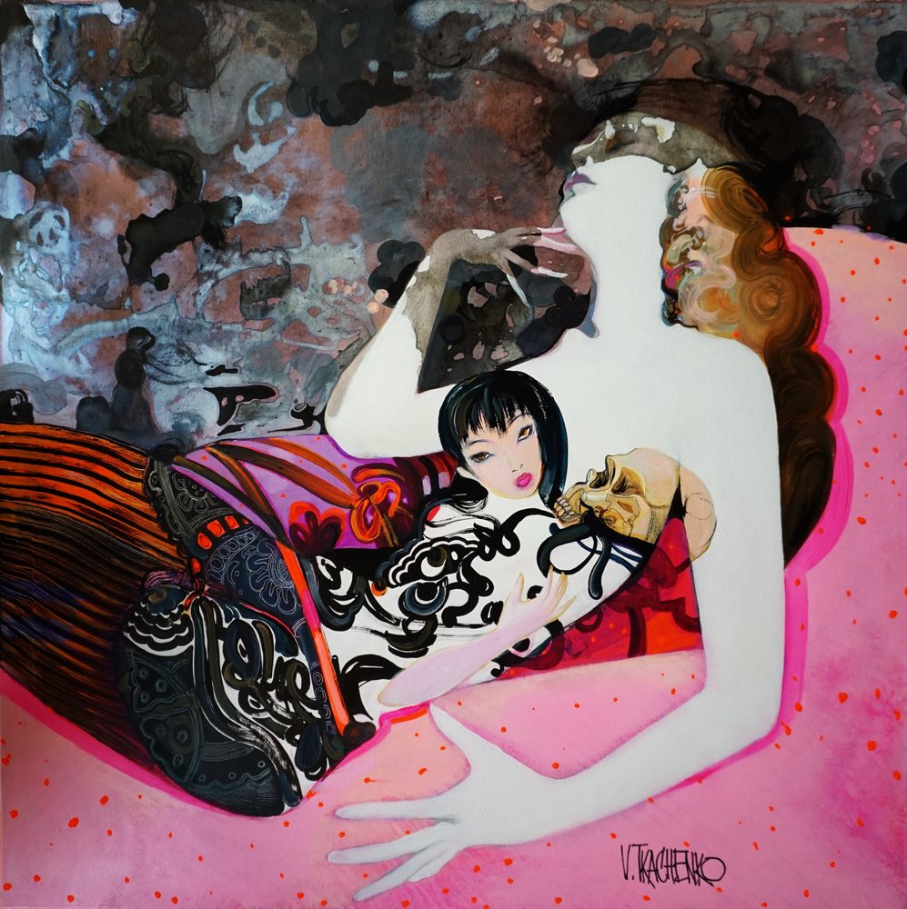 Dreaming In Pink by Victor Tkachenko