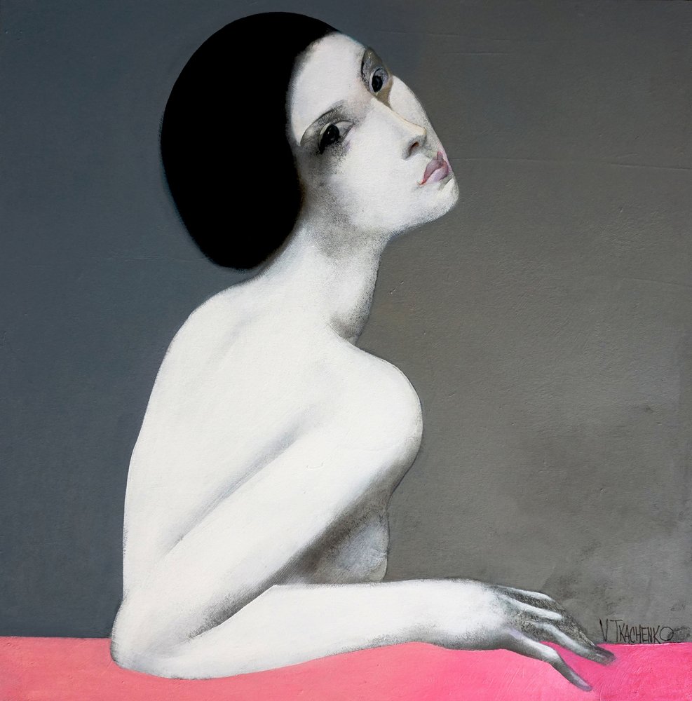 Elegant Woman Portrait by Victor Tkachenko