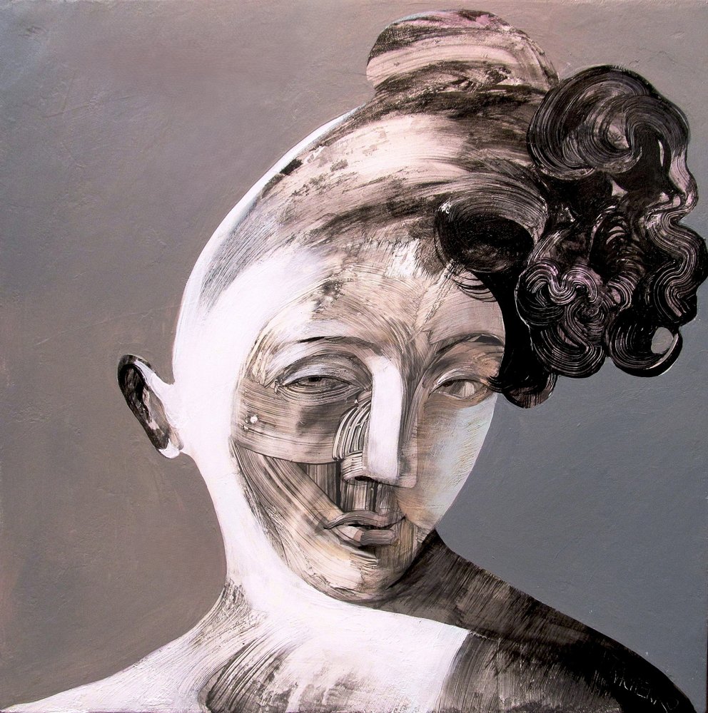 Mysterious Abstract Woman by Victor Tkachenko
